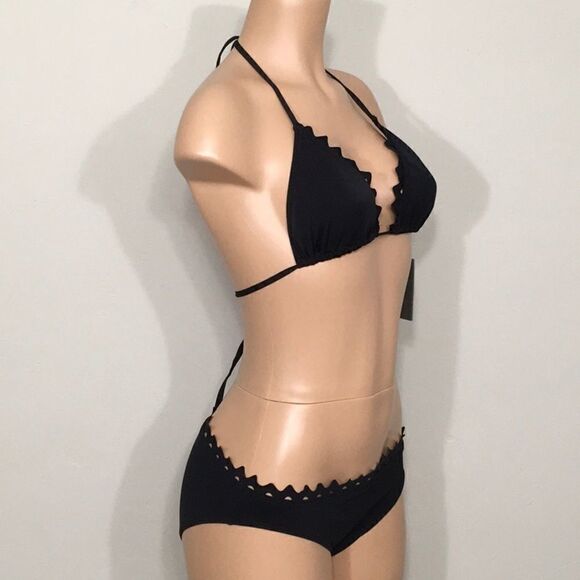 Vince Camuto ric-rack trim bikini. M-top/L-bottom. NWT - Picture 5 of 12